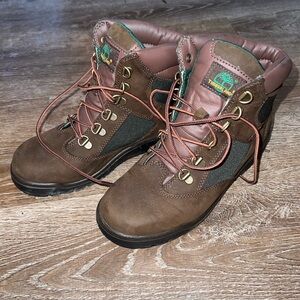 Timberland Brown Leather Hiking Boots